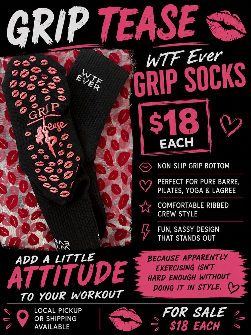 💋 WTF EVER 💋

Because “namaste” isn’t always the vibe.